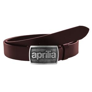 Nahka moto vyö soljella Aprilia ruskea