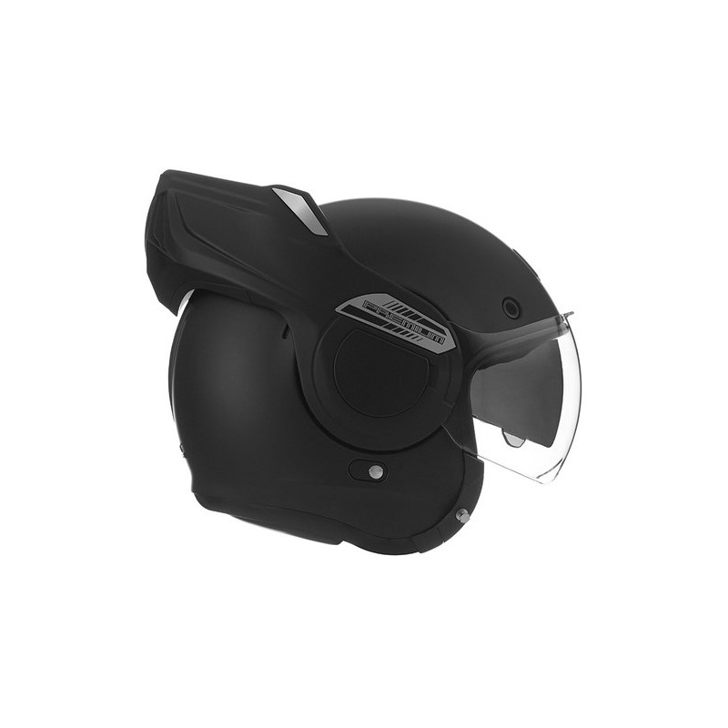 NOX PREMIUM Stratos flip-up moottoripyöräilykypärä mattamusta