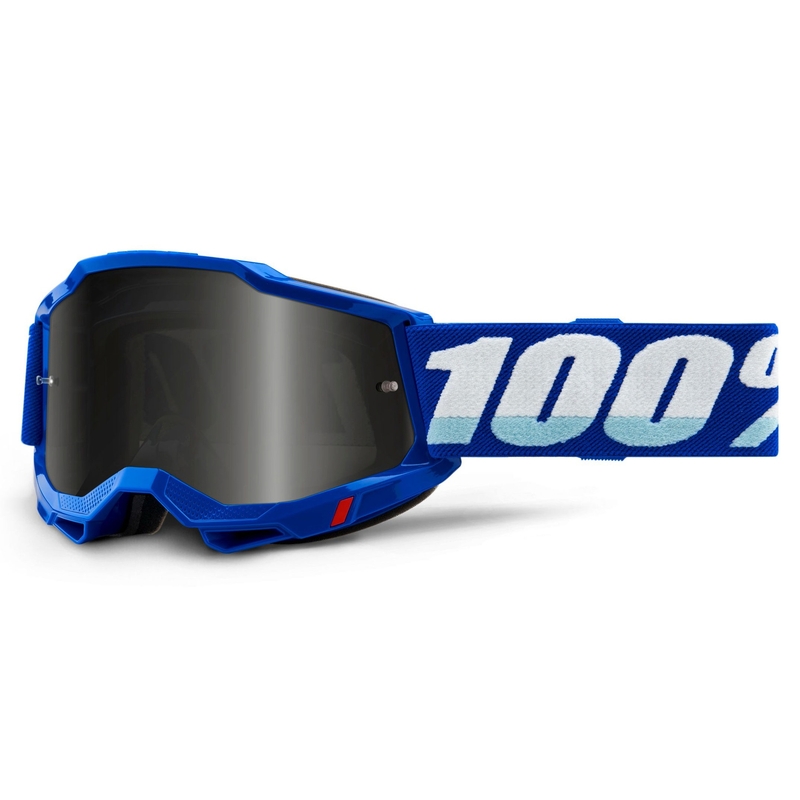 Motocross lasit 100% ACCURI 2 sininen (savustettu pleksi)