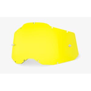 Plexi 100% Racecraft 2/Accuri 2/Strata 2 keltainen (huurtumaton)