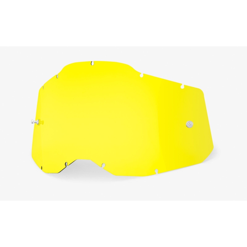 Plexi 100% Racecraft 2/Accuri 2/Strata 2 keltainen (huurtumaton)