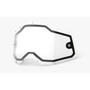 Plexi 100% Racecraft 2/Accuri 2/Strata 2 kaksinkertainen kirkas (huurtumaton)