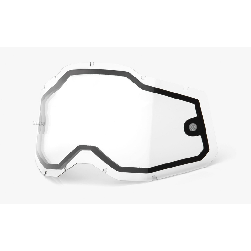 Plexi 100% Racecraft 2/Accuri 2/Strata 2 kaksinkertainen kirkas (huurtumaton)