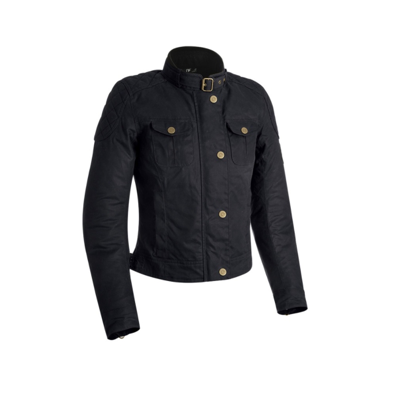 Oxford Holwell Naisten moottoripyörätakki Musta alennusmyynti