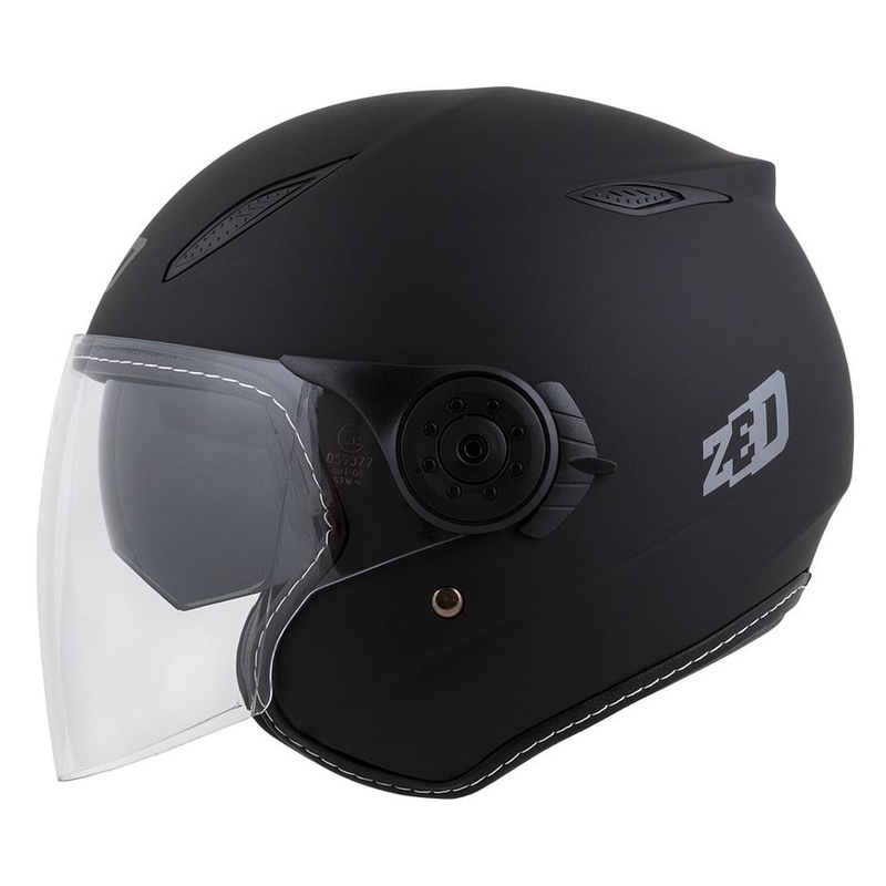 Otevřená přilba na motorku ZED C50 černá matná