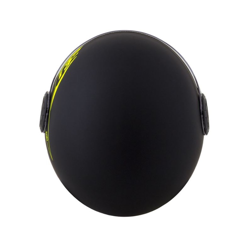 Otevřená přilba na motorku ZED C30 černo-fluo žlutá matná