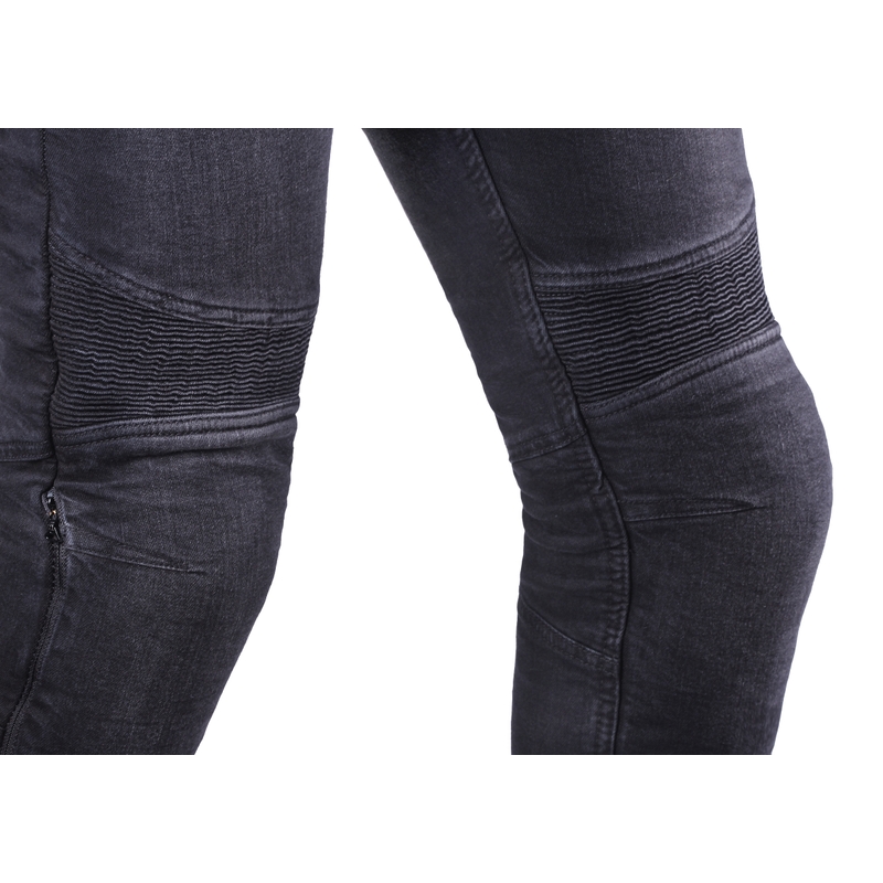 Cropped moottoripyöräfarkut Street Racer Spike II CE Musta