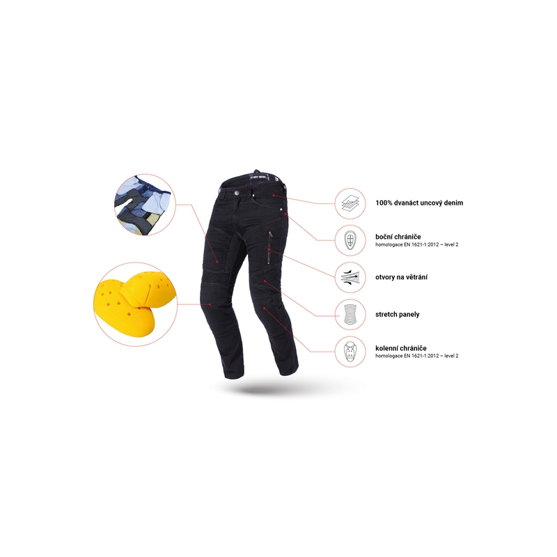 Street Racer Stretch II CE -lyhytfarkut mustat