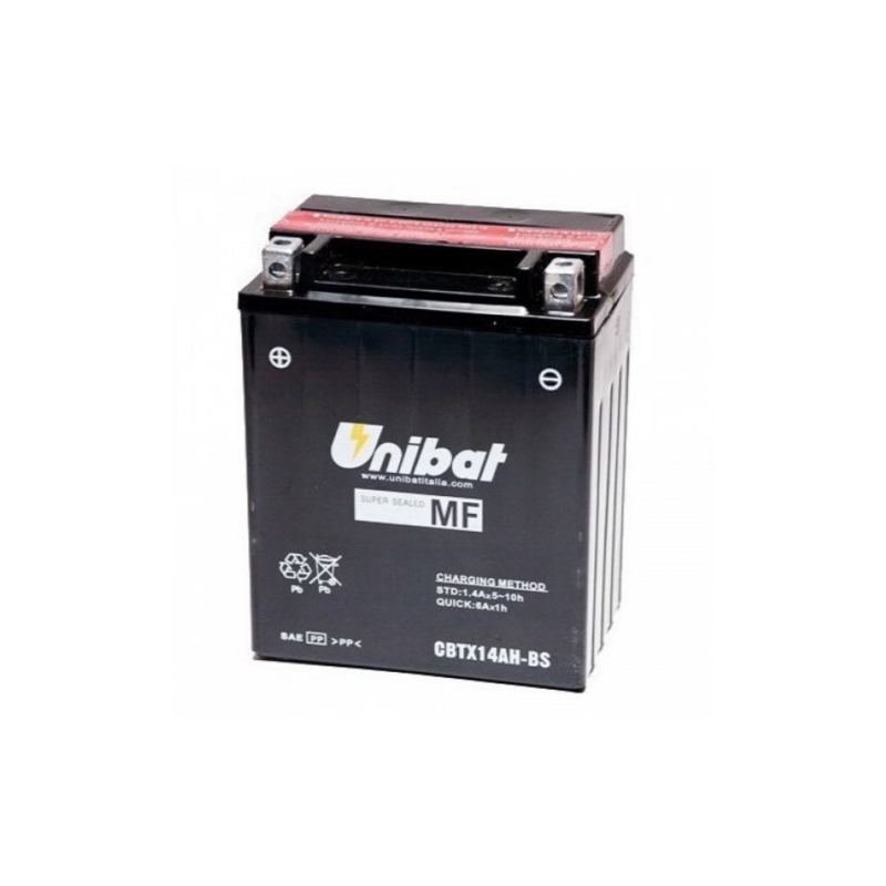 Baterie bezúdržbová Unibat CBTX14AH-BS, 12V 12Ah