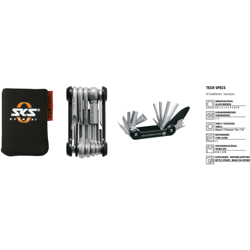 Nářadí TOM 14, 14 funkcí, UNI výprodej