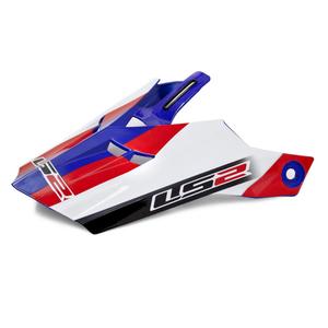 Kypärän visiiri LS2 PEAK MX456 kypärään valkoinen-sininen