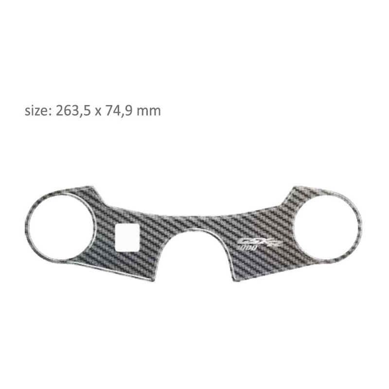 Carbonový polep brýlí Print - Suzuki GSXR 1000 (05-06) výprodej