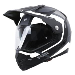 Endurokypärä RSA MX-01 EVO musta-valko-harmaa alennusmyynti