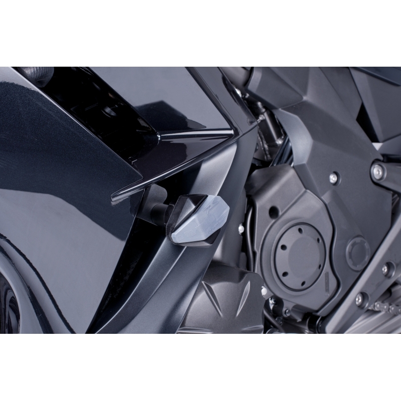 Padací protektory Puig R12 - Kawasaki ER-6F (12-15) černé