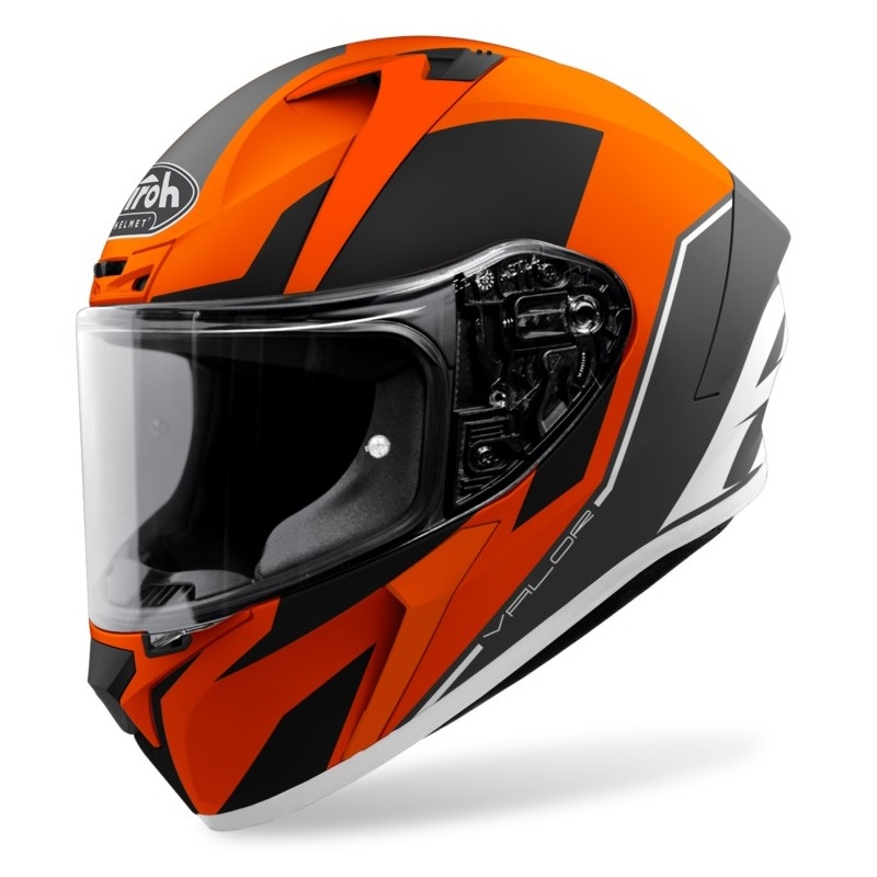 Integrální přilba na motorku Airoh Valor Wings 2021 oranžová matná