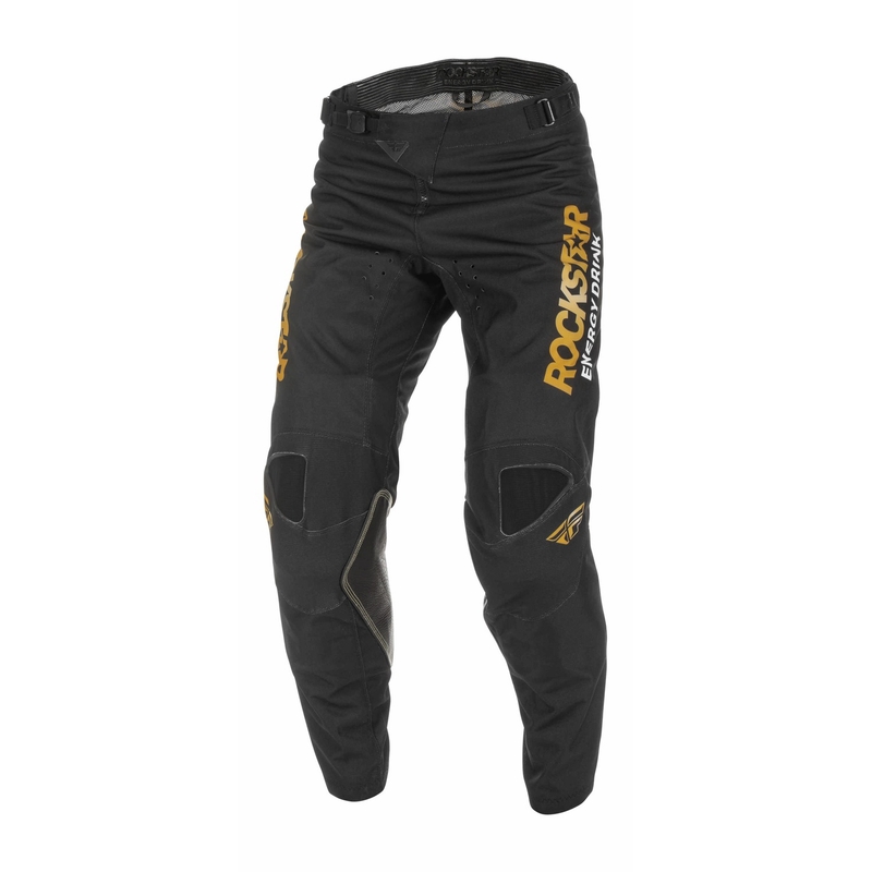 Motokrosové kalhoty FLY Racing Kinetic Rockstar 2022 zlato-černé výprodej