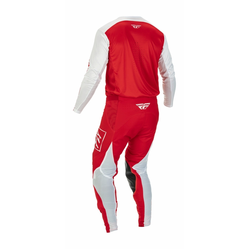 Motokrosové kalhoty FLY Racing Lite 2022 bílo-červené