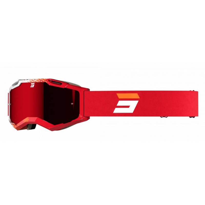 Motocross lasit Shot Iris 2.0 Fusion punainen