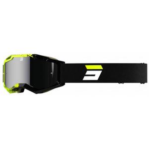 Motocross lasit Shot Iris 2.0 Fusion musta-fluokokeltainen