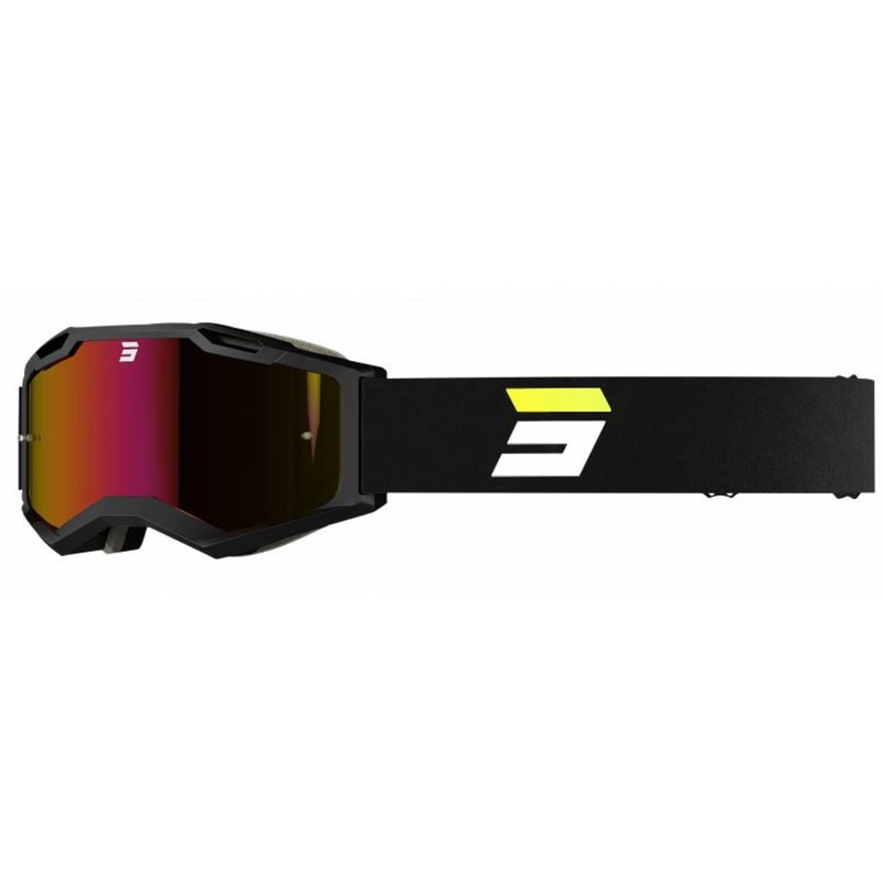 Motocross-lasit Shot Iris 2.0 Tech fluo keltainen-valko-musta
