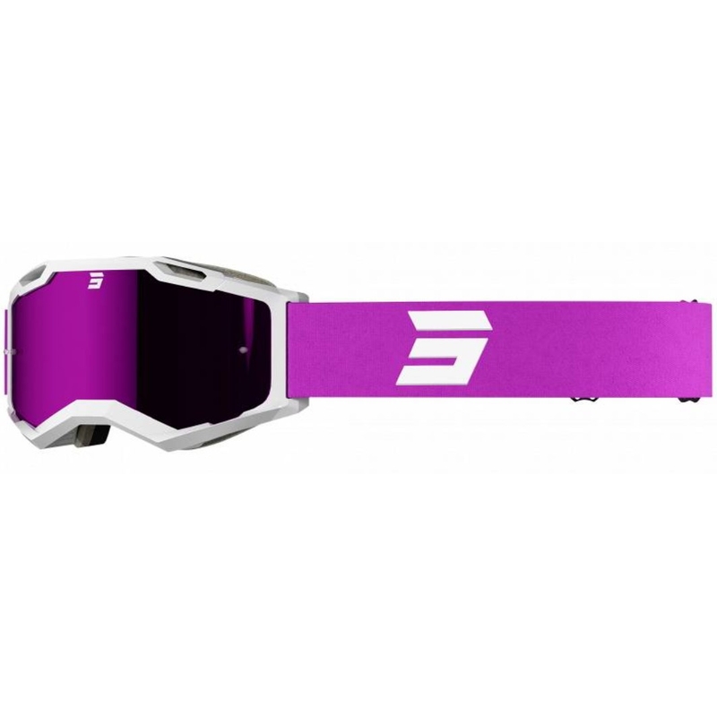 Motocross lasit Shot Iris 2.0 Tech valkoinen ja vaaleanpunainen