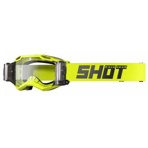 Motocross-lasit Shot Iris 2.0 Solid Roll-Off fluokeltainen