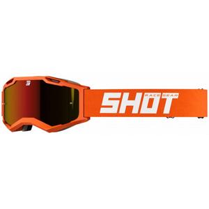 Motocross lasit Shot Iris 2.0 Solid oranssi