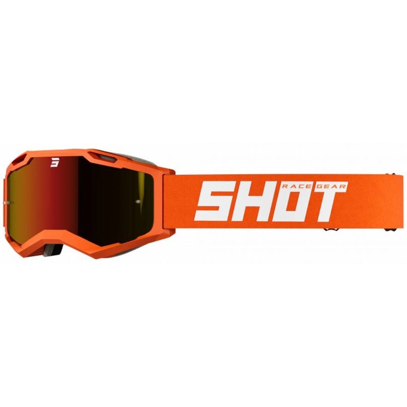 Motocross lasit Shot Iris 2.0 Solid oranssi