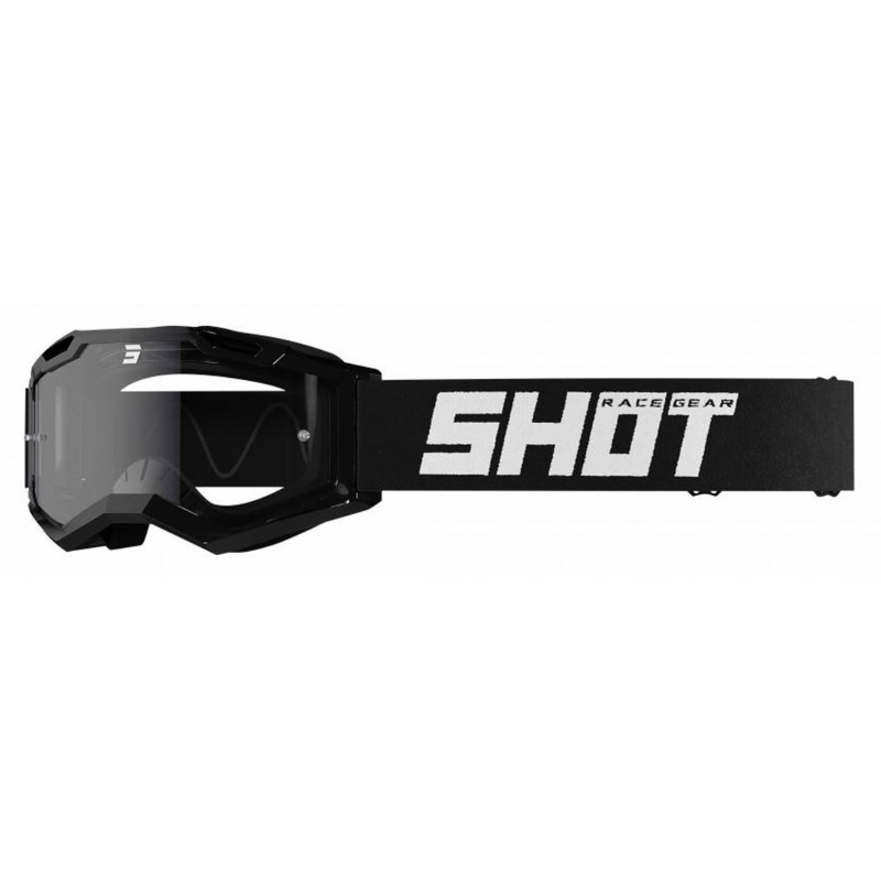 Motocross lasit Shot Assault 2.0 Solid musta
