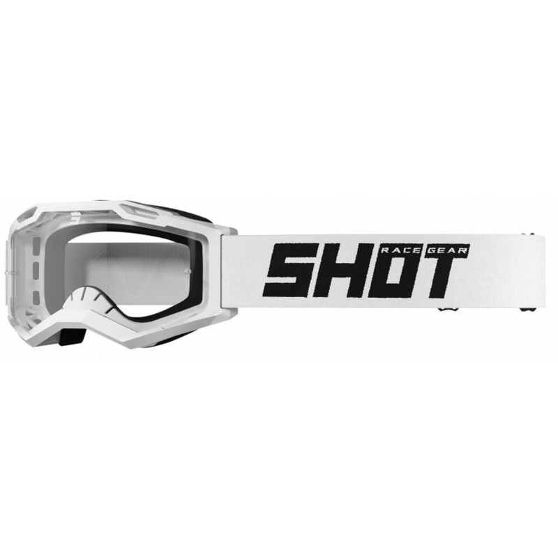 Motocross lasit Shot Assault 2.0 Solid valkoinen