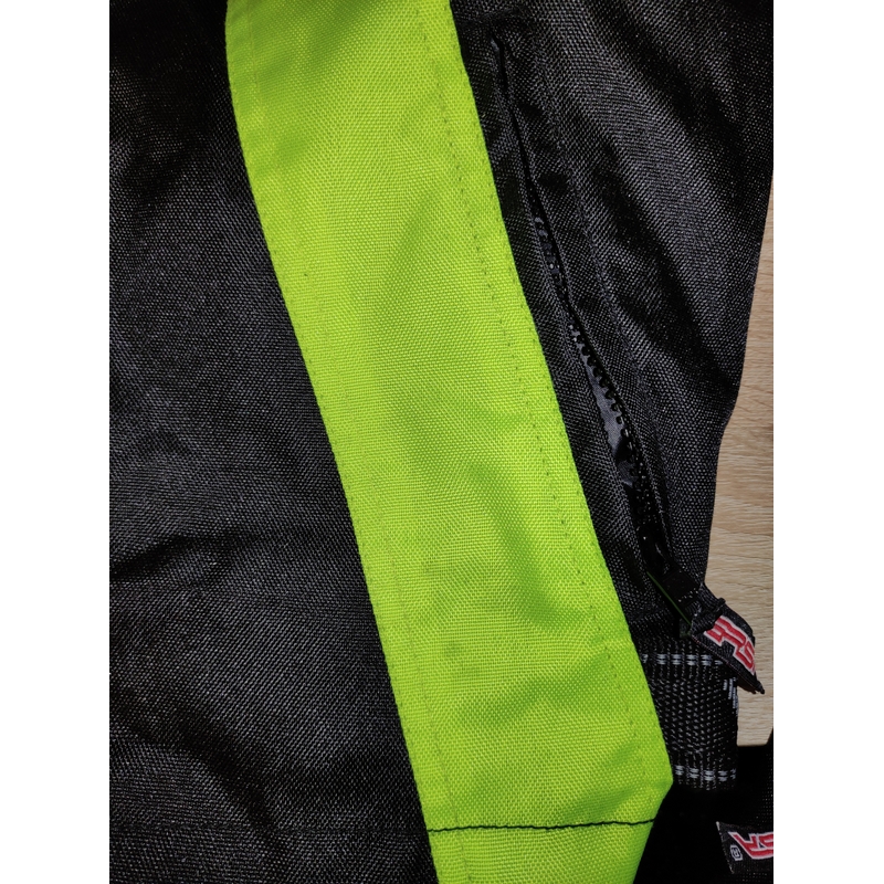 Bunda na moto RSA ST-01 černo-fluo žlutá - II. jakost