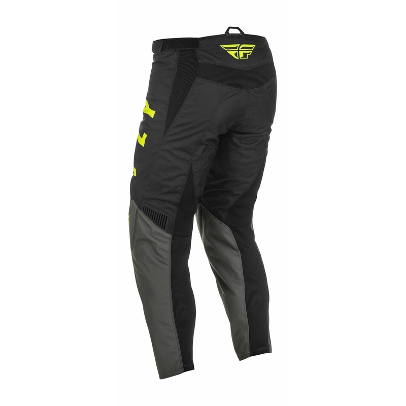 Motokrosové kalhoty FLY Racing F-16 2022 šedo-černo-fluo žluté