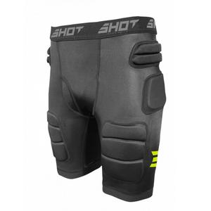Motocross shortsit Shot Interceptor 2.0 musta