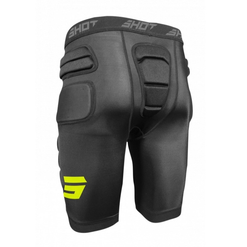 Motocross shortsit Shot Interceptor 2.0 musta