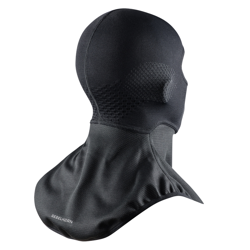Rebelhorn Therm II Wind Musta kypärän lämpöhuppu huppu