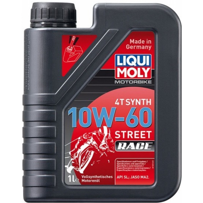 LIQUI MOLY Moottoripyörä 4T Synth 10W60 Race 1 l