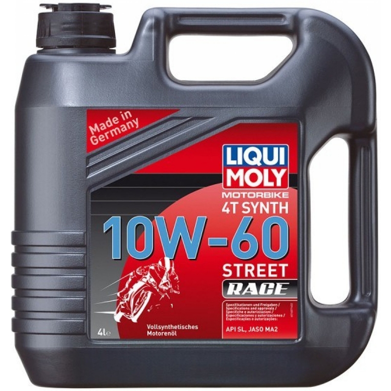 LIQUI MOLY Moottoripyörä 4T Synth 10W60 Race 4 L