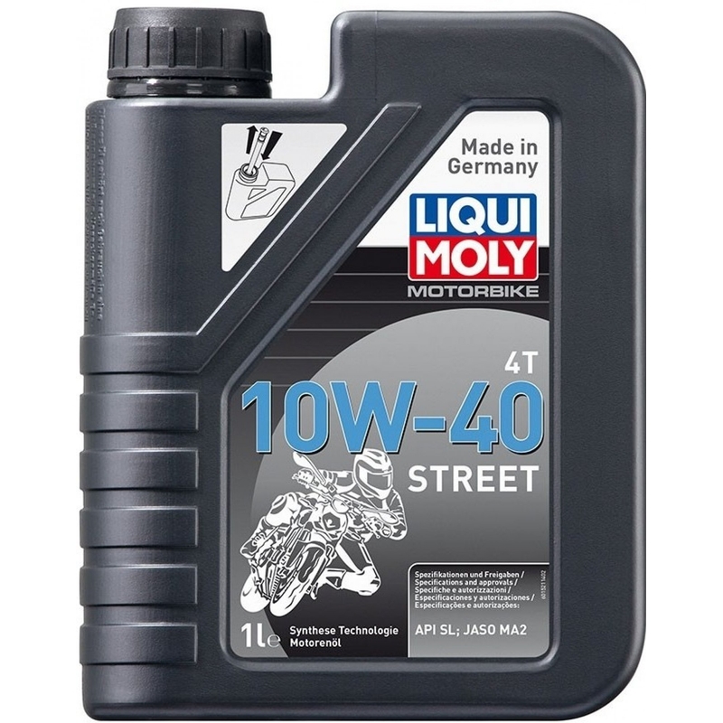 LIQUI MOLY Moottoripyörä 4T 10W40 Street 1 l