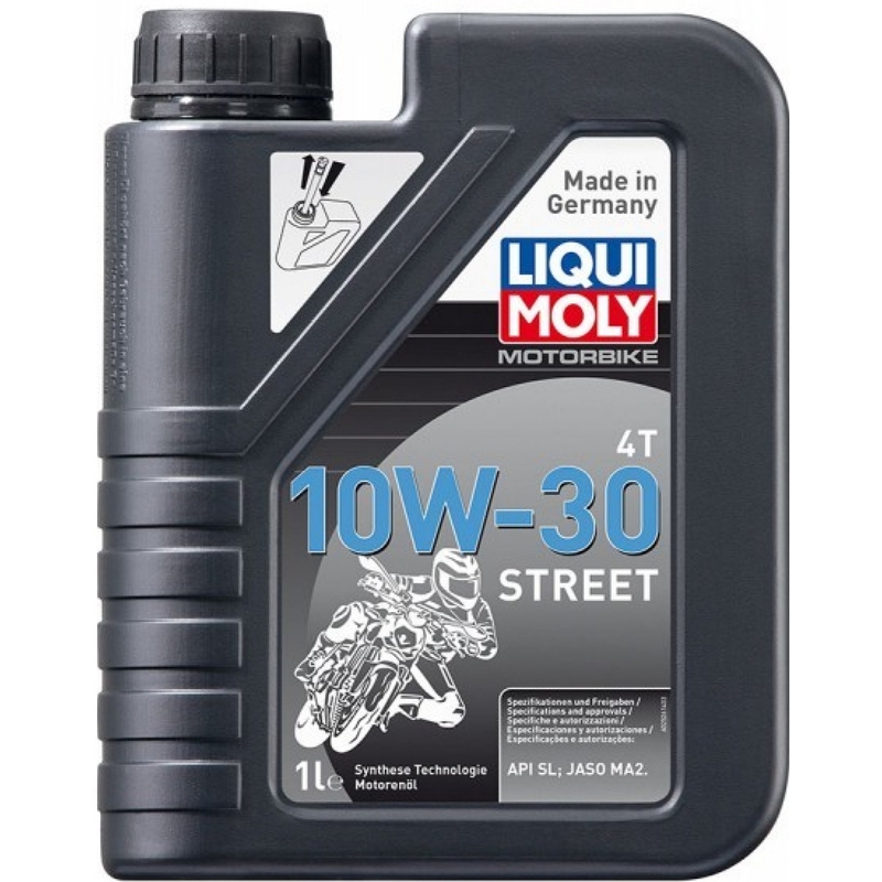 LIQUI MOLY Moottoripyörä 4T 10W30 Street 1 l