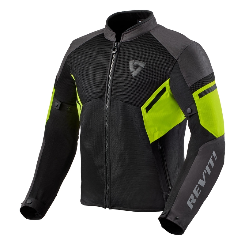 Revit GT-R Air 3 musta-fluo-keltainen moottoripyörätakki