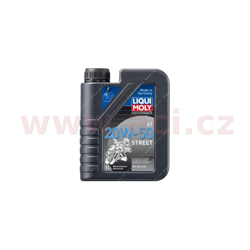 LIQUI MOLY Moottoripyörä 4T 20W50 Street 1 l