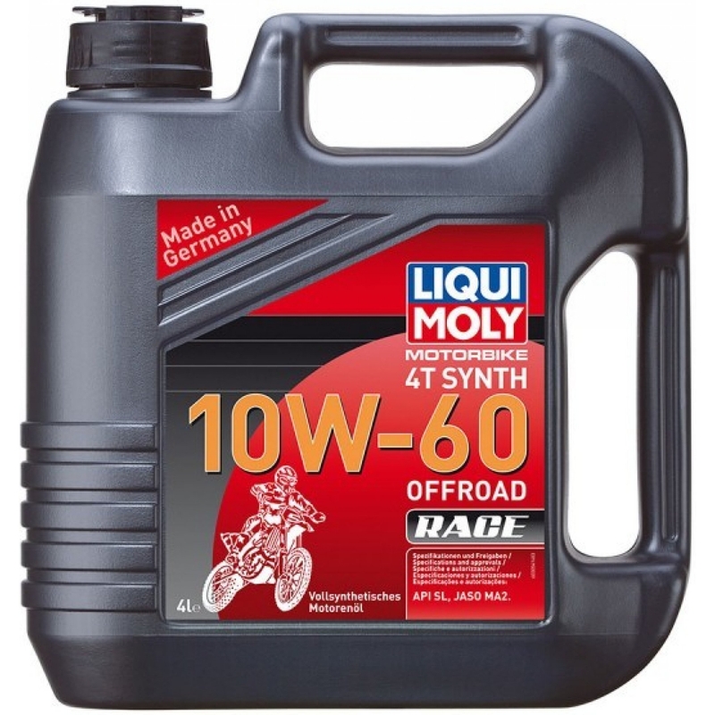 LIQUI MOLY Moottoripyörä 4T Synth 10W60 Offroad Race 4 l
