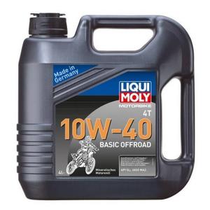 LIQUI MOLY Moottoripyörä 4T 10W40 Basic Offroad 4 l