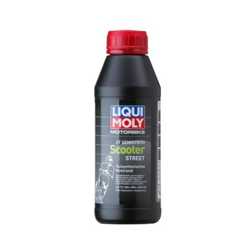 Moottoriöljy LIQUI MOLY Moottoripyörä 2T Semisynth Scooter 500 ml