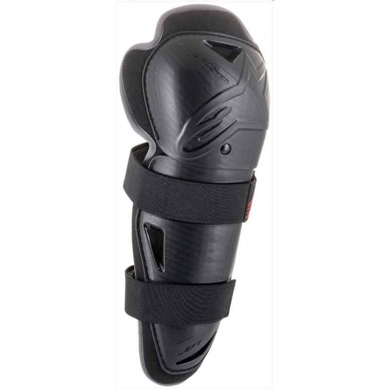 Alpinestars Bionic Action musta ja punainen polvisuojain