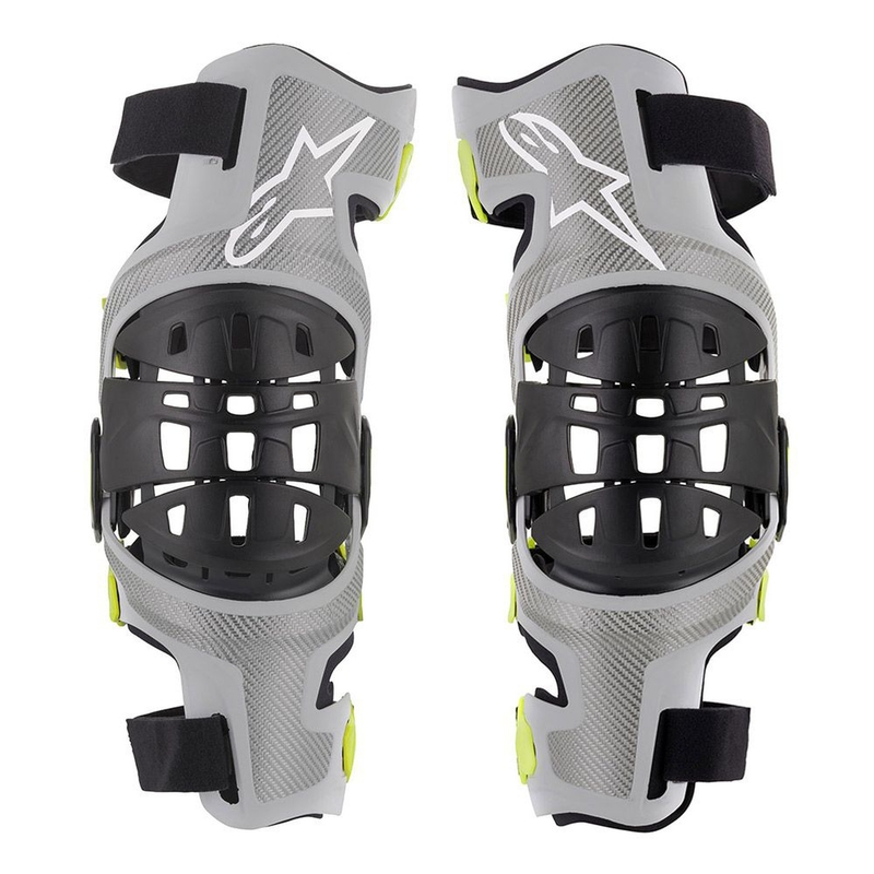 Alpinestars Bionic-7 hopean-fluo-keltaiset polvituet.