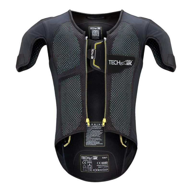 Alpinestars Tech-Air® Race Vest airbag liner musta ja keltainen. alennusmyynti