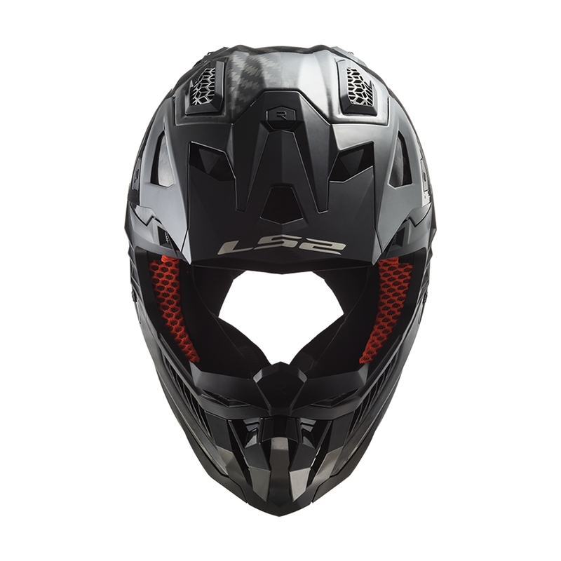 Motocross kypärä LS2 MX703 X-Force Solid Carbon musta