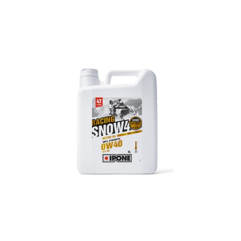 Moottorikelkkaöljy Ipone Snow racing 4T 0W40 4 l