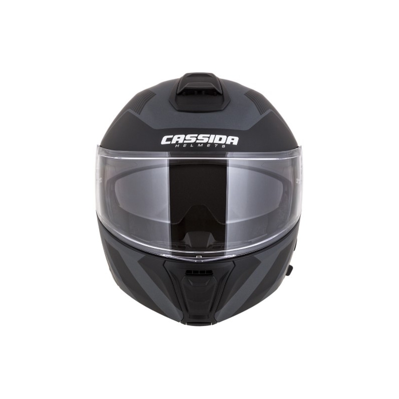 Vyklápěcí přilba na motorku Cassida Modulo 2.0 Profile Vision šedo-černá